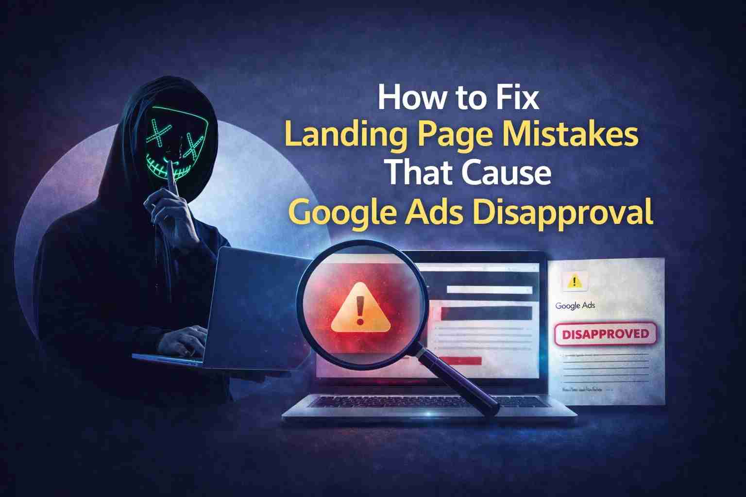 Why Google Ads Disapproves Landing Pages