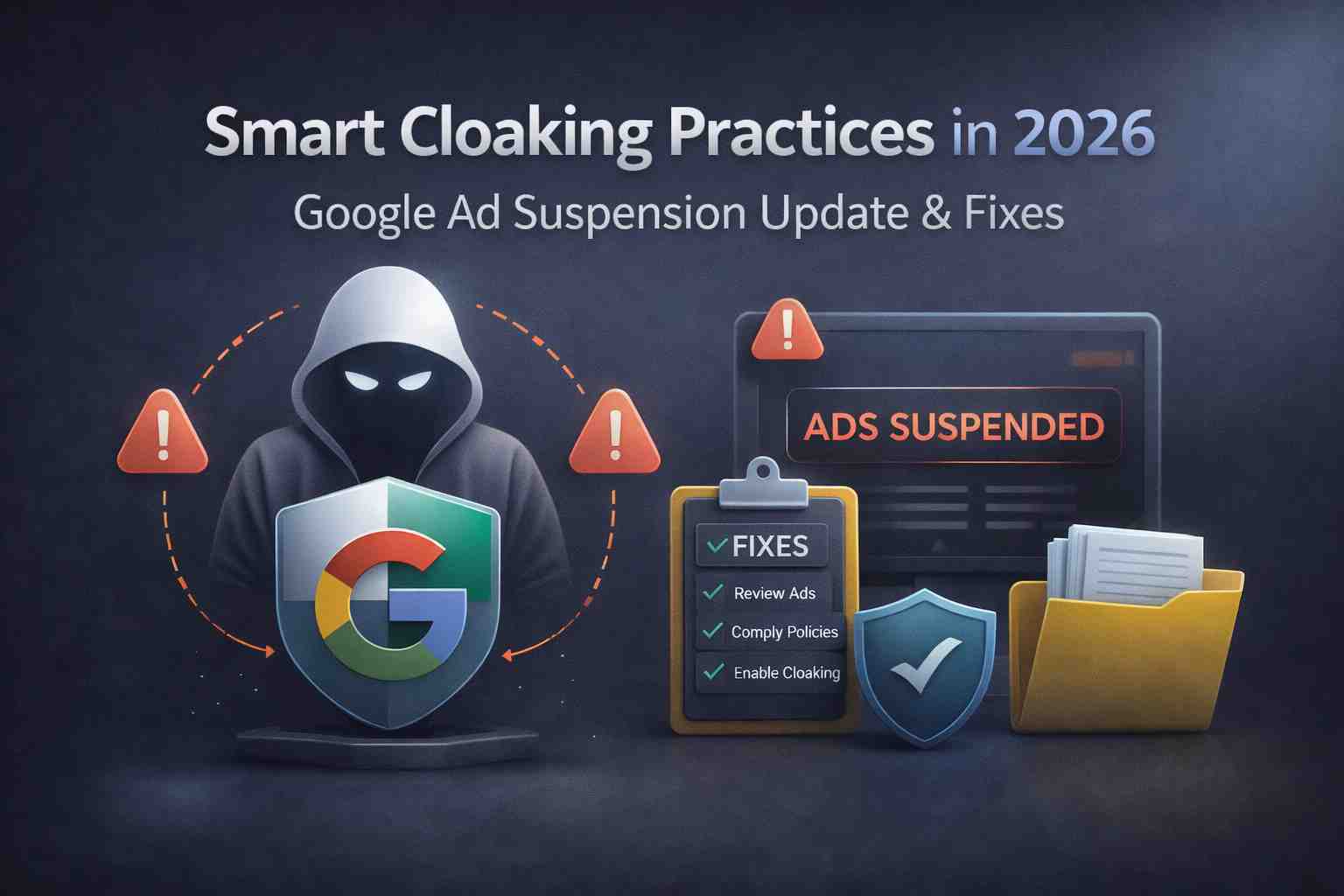 Smart Cloaking Practices in 2026,Google Ad Suspension Update & Fixes
